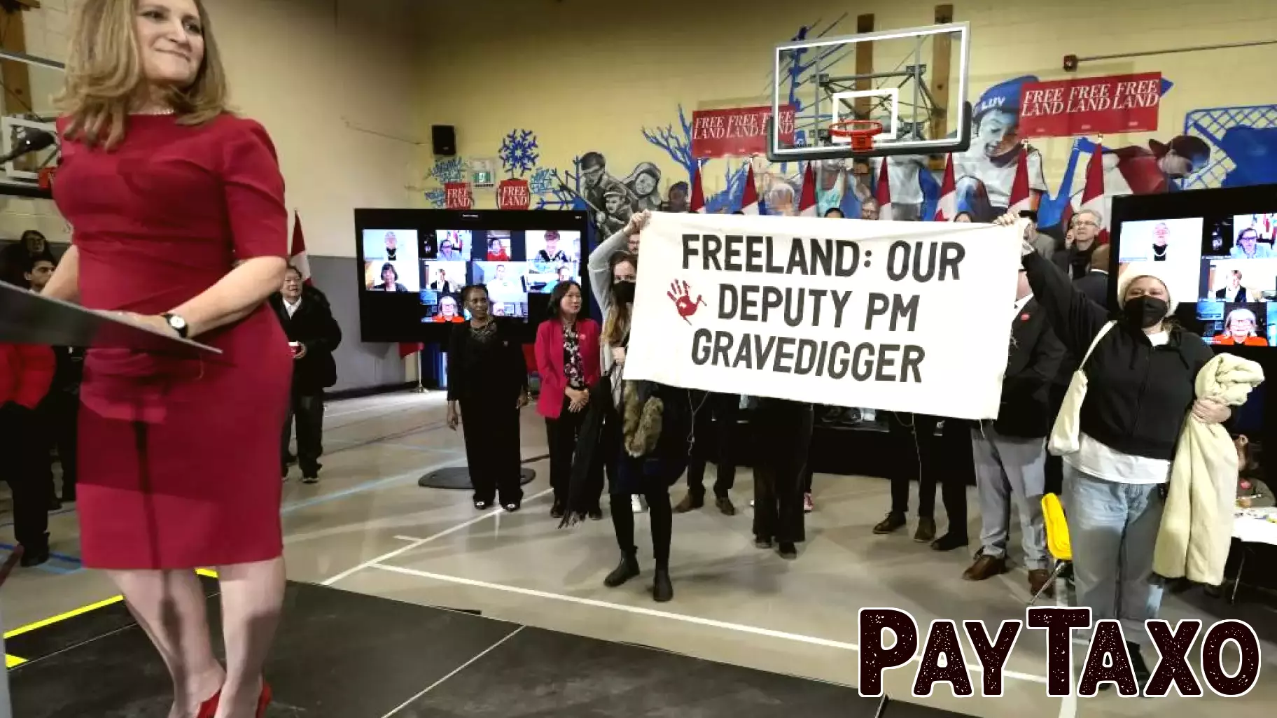 Protests Disrupt Campaign Launch of Former Finance Minister in Canada