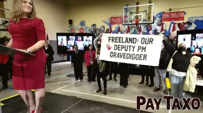 Protests Disrupt Campaign Launch of Former Finance Minister in Canada